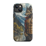 Wolfgang - Gay Wolf Art Iphone Case 14 Plus / Matte Iphone Case Werewolf Design Case, Wolf Art