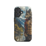 Wolfgang - Gay Wolf Art Iphone Case, 16 / Matte, Wolf-themed Phone Case