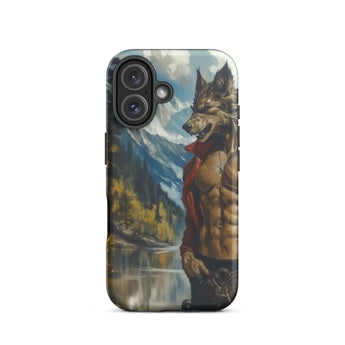 Wolfgang - Gay Wolf Art Iphone Case, 16 / Matte, Wolf-themed Phone Case