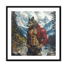 Wolfgang - Gay Wolf Art Print Posters Prints & Visual Artwork