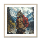 Wolfgang - Gay Wolf Art Print Posters Prints & Visual Artwork