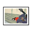 Woman in a Boat Kamisaka Sekka Art Print, Framed Japanese Art Print