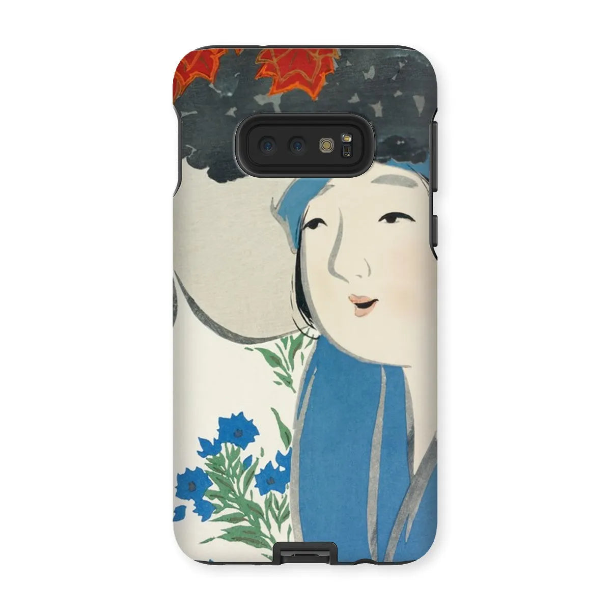 Woman From Momoyogusa - Art Phone Case - Kamisaka Sekka - Samsung Galaxy S10e / Matte - Mobile Phone Cases - Aesthetic