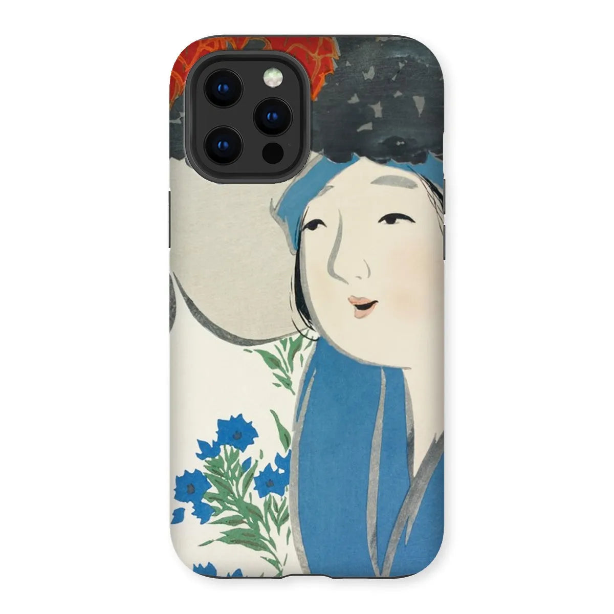 Woman From Momoyogusa - Art Phone Case - Kamisaka Sekka - Iphone 13 Pro Max / Matte - Mobile Phone Cases - Aesthetic Art
