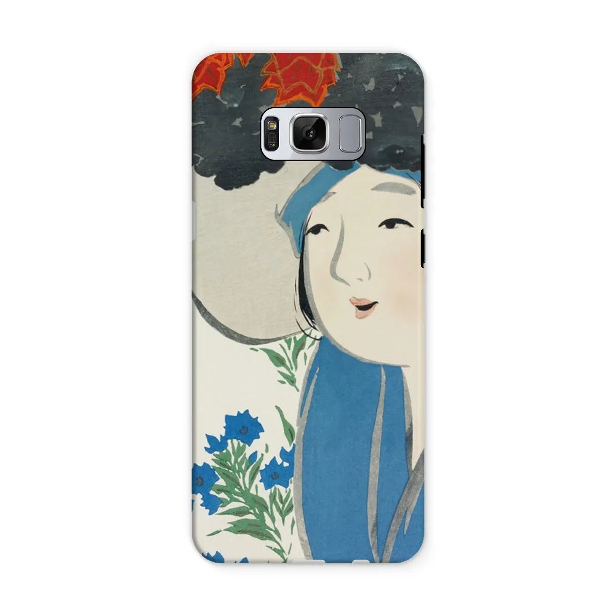 Woman From Momoyogusa - Art Phone Case - Kamisaka Sekka - Samsung Galaxy S8 / Matte - Mobile Phone Cases - Aesthetic Art