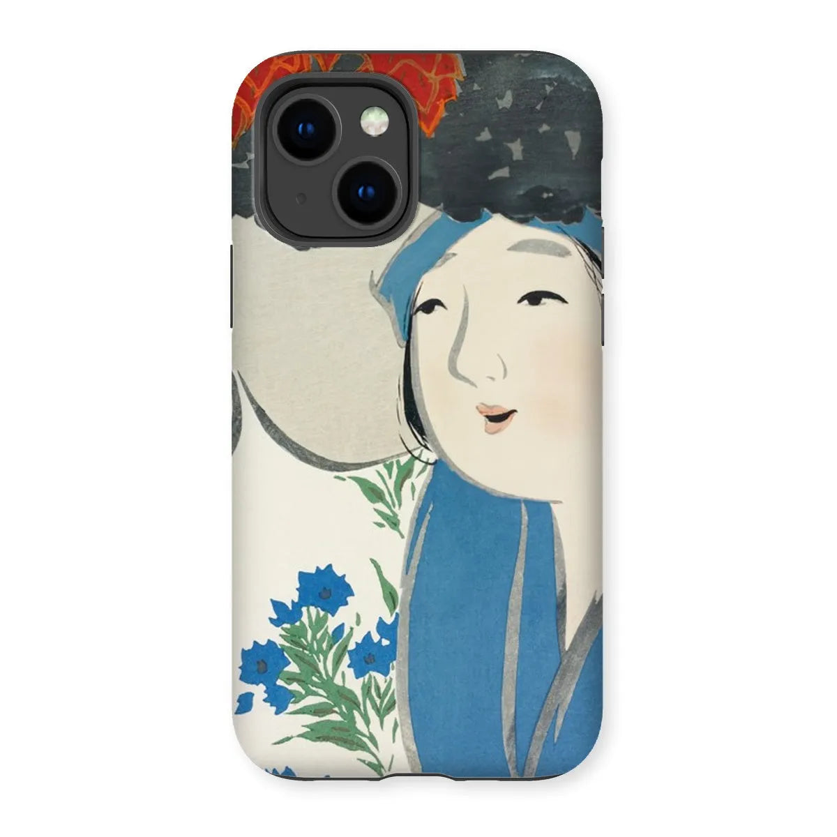 Woman From Momoyogusa - Art Phone Case - Kamisaka Sekka - Iphone 14 / Matte - Mobile Phone Cases - Aesthetic Art