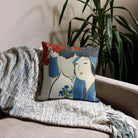 Woman from Momoyogusa - Kamisaka Sekka Art Pillow Throw Pillows