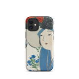 Woman from Momoyogusa - Kamisaka Sekka Iphone Case, 12 Mini / Matte, Artistic Phone Case