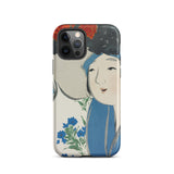 Woman from Momoyogusa - Kamisaka Sekka Iphone Case, 12 Pro / Matte, Phone Case Japanese Art