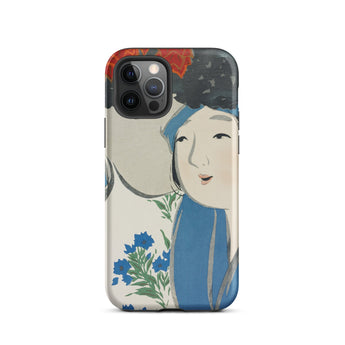Woman from Momoyogusa - Kamisaka Sekka Iphone Case, 12 Pro / Matte, Phone Case Japanese Art