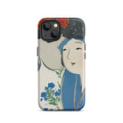Woman from Momoyogusa Kamisaka Sekka Iphone Case, 13 / Matte, Artistic Phone Case