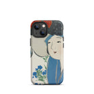 Woman from Momoyogusa Kamisaka Sekka Iphone Case, 13 Mini / Matte, Artistic Phone Case