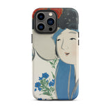 Woman from Momoyogusa - Kamisaka Sekka Iphone Case, 13 Pro Max / Matte, Iphone Case Japanese Art