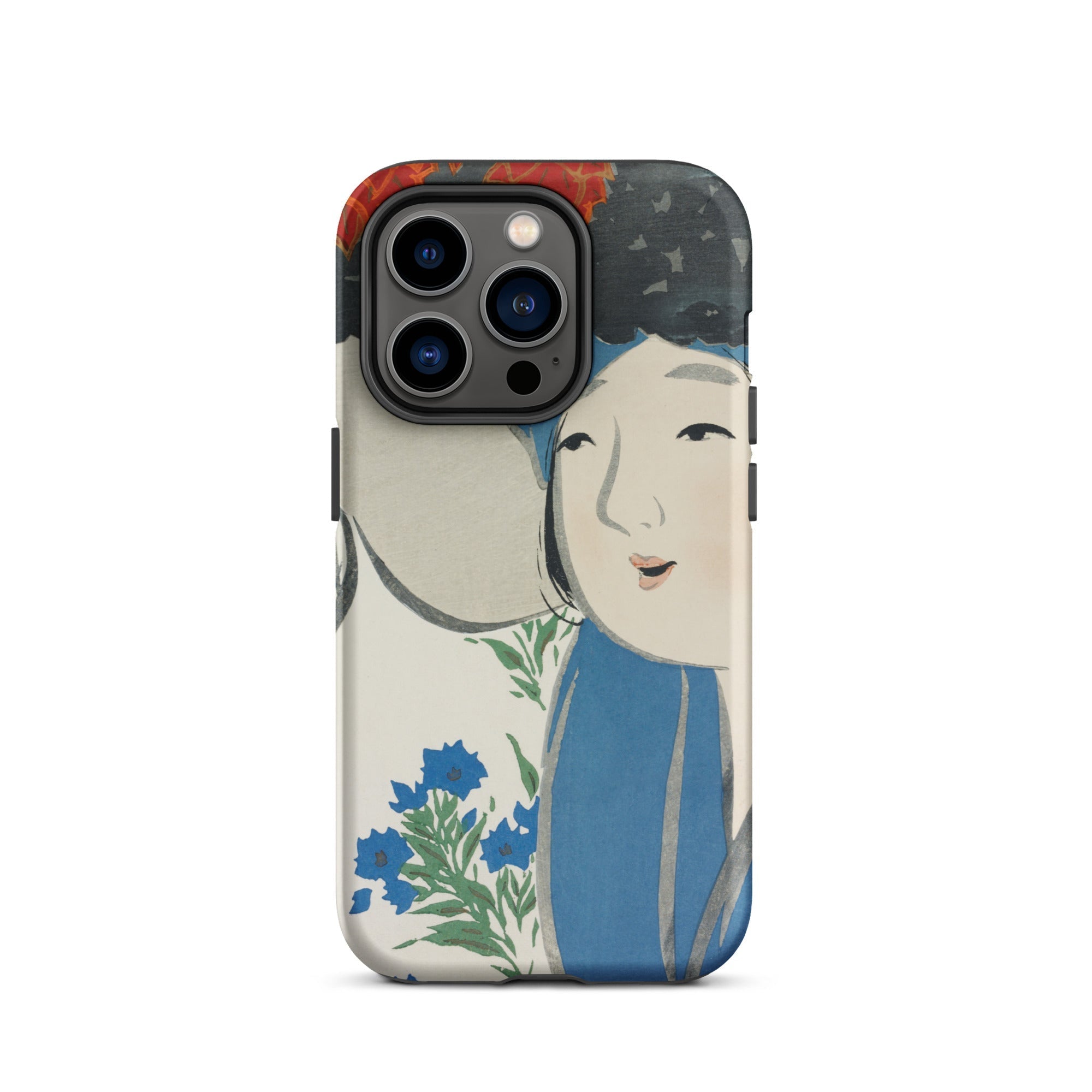 Woman from Momoyogusa Kamisaka Sekka Iphone Case, 14 Pro / Matte, Artistic Phone Case