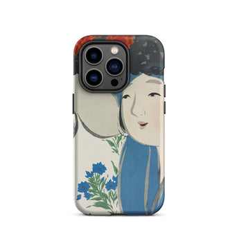 Woman from Momoyogusa - Kamisaka Sekka Iphone Case, 14 Pro / Matte, Artistic Phone Case