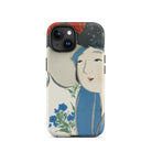 Woman from Momoyogusa Kamisaka Sekka Iphone Case, 15 / Matte, Artistic Phone Case