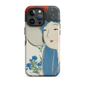 Woman from Momoyogusa - Kamisaka Sekka Iphone Case, 15 Pro Max / Matte, Artistic Phone Case