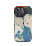 Woman from Momoyogusa - Kamisaka Sekka Iphone Case, 16 Pro / Matte, Iphone Case Japanese Art