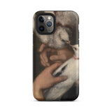 Woman with Pigeons - Gustave Courbet Iphone Case, 11 Pro / Matte, Artistic Phone Case