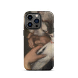 Woman with Pigeons - Gustave Courbet Iphone Case, 13 Pro / Matte, Artistic Phone Case