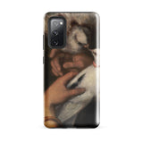 Woman with Pigeons - Gustave Courbet Samsung Case, Galaxy S20 Fe / Gloss, Smartphone Case Classical Painting Hands Bird