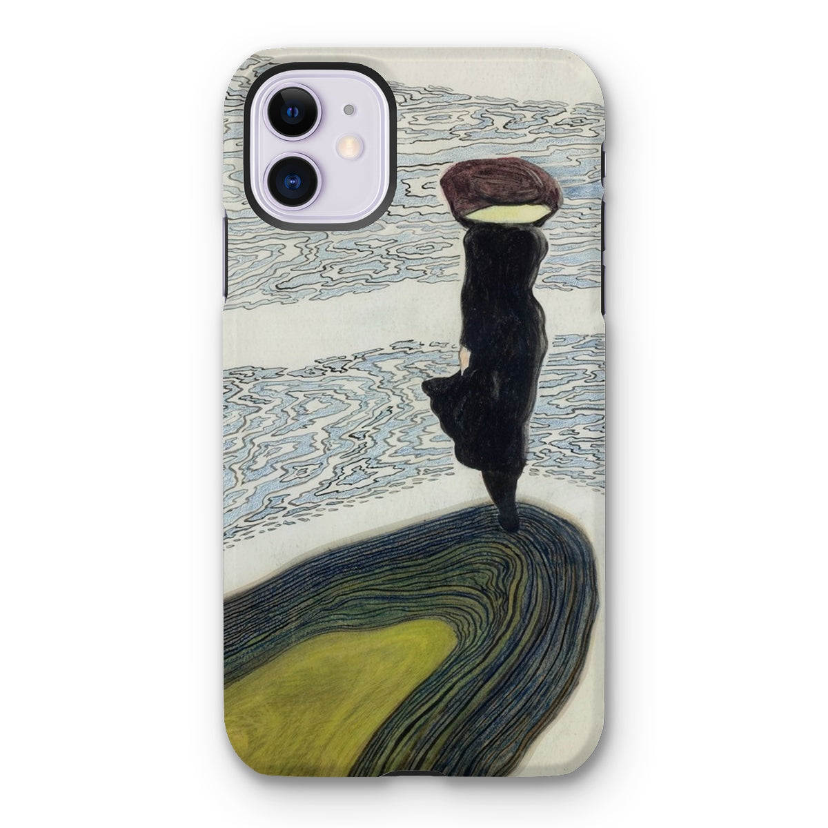 Woman at the Shoreline - Leon Spilliaert Iphone Case, 11 / Matte, Phone Case Artistic Design