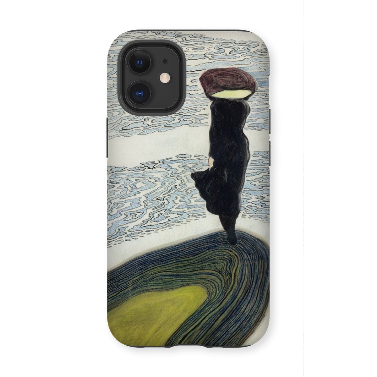 Woman at the Shoreline - Leon Spilliaert Iphone Case, 12 Mini / Matte, Artistic Phone Case