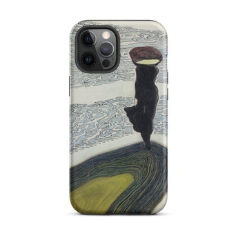 Woman at the Shoreline - Leon Spilliaert Iphone Case, 12 Pro Max / Matte, Artistic Phone Case