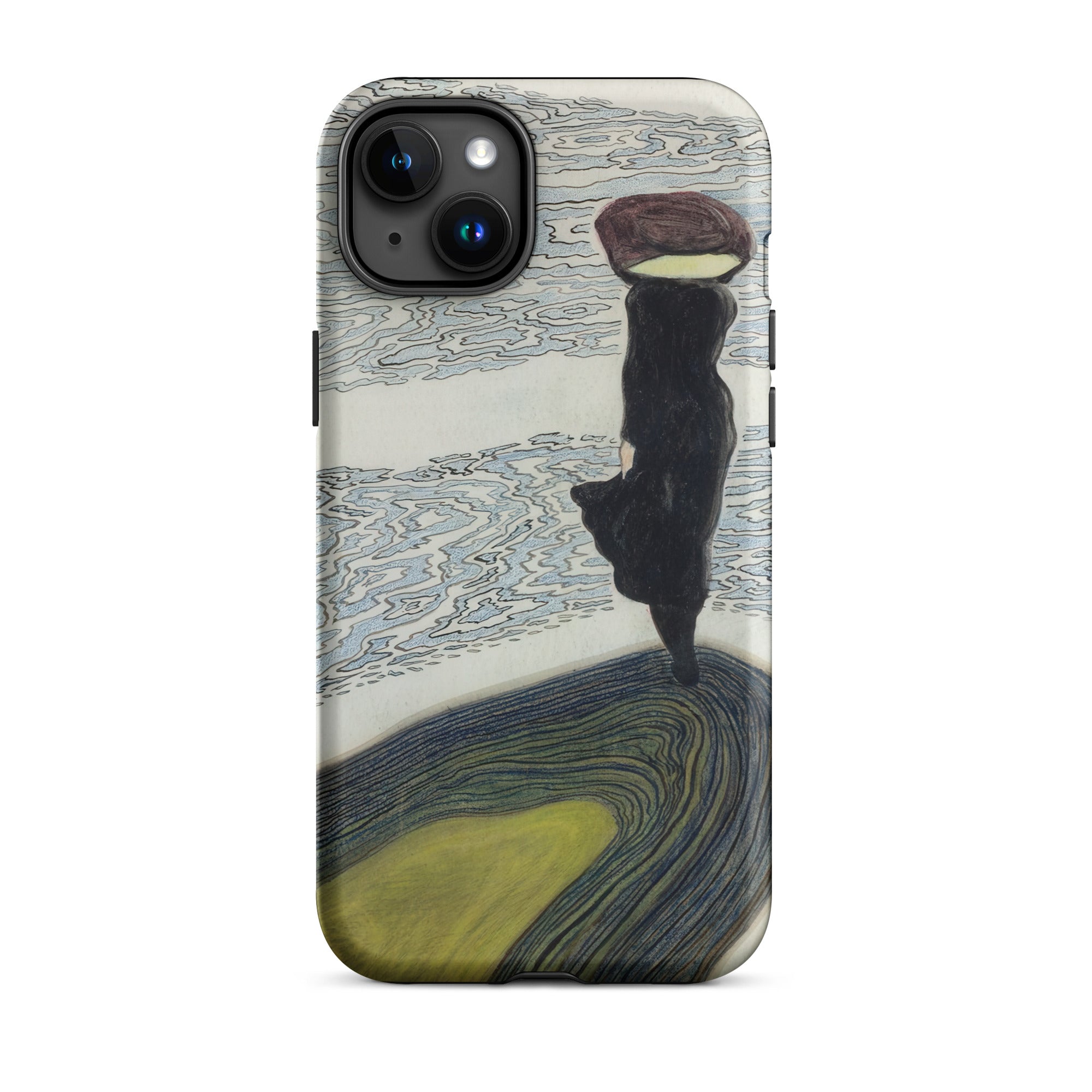 Woman at the Shoreline Leon Spilliaert Iphone Case, 15 Plus / Matte, Artistic Phone Case
