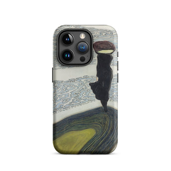 Woman at the Shoreline - Leon Spilliaert Iphone Case, 15 Pro / Matte, Artistic Phone Case