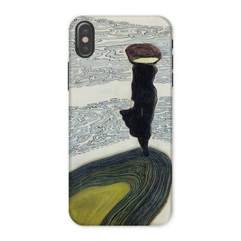 Woman at the Shoreline - Leon Spilliaert Iphone Case, x / Matte, Phone Case Artwork