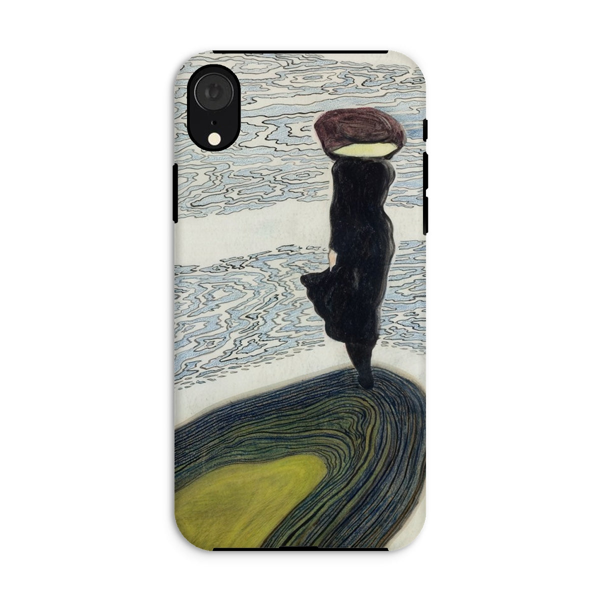 Woman at the Shoreline - Leon Spilliaert Iphone Case, Xr / Matte, Artistic Phone Case