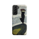 Woman at the Shoreline Leon Spilliaert Samsung Case, Galaxy S21 / Matte, Smartphone Case Abstract Artwork Figure Burden