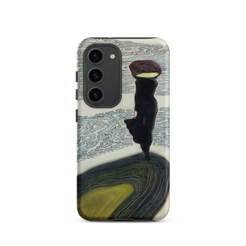 Woman at the Shoreline - Leon Spilliaert Samsung Case, Galaxy S23 / Matte, Smartphone Graphic Person Burden Head