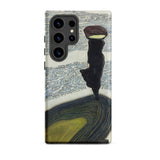 Woman at the Shoreline - Leon Spilliaert Samsung Case, Galaxy S24 Ultra / Matte, Phone Case Artistic Depiction Person Basket Head Patterned