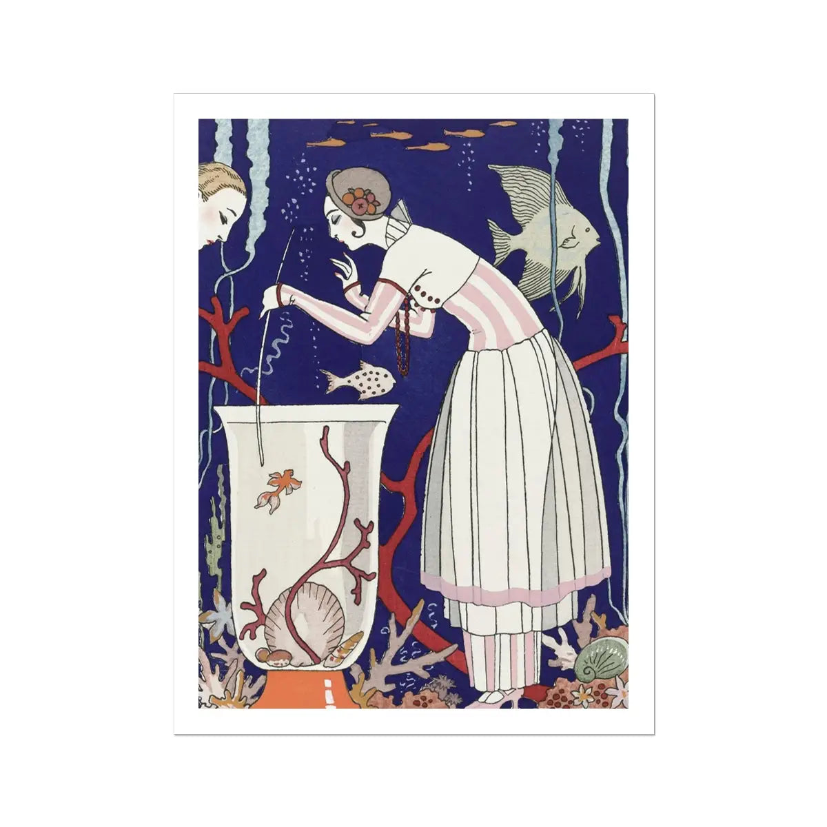 L’étourdissant Petit Poisson - George Barbier Art Print 24’’x32’’ Posters Prints & Visual Artwork