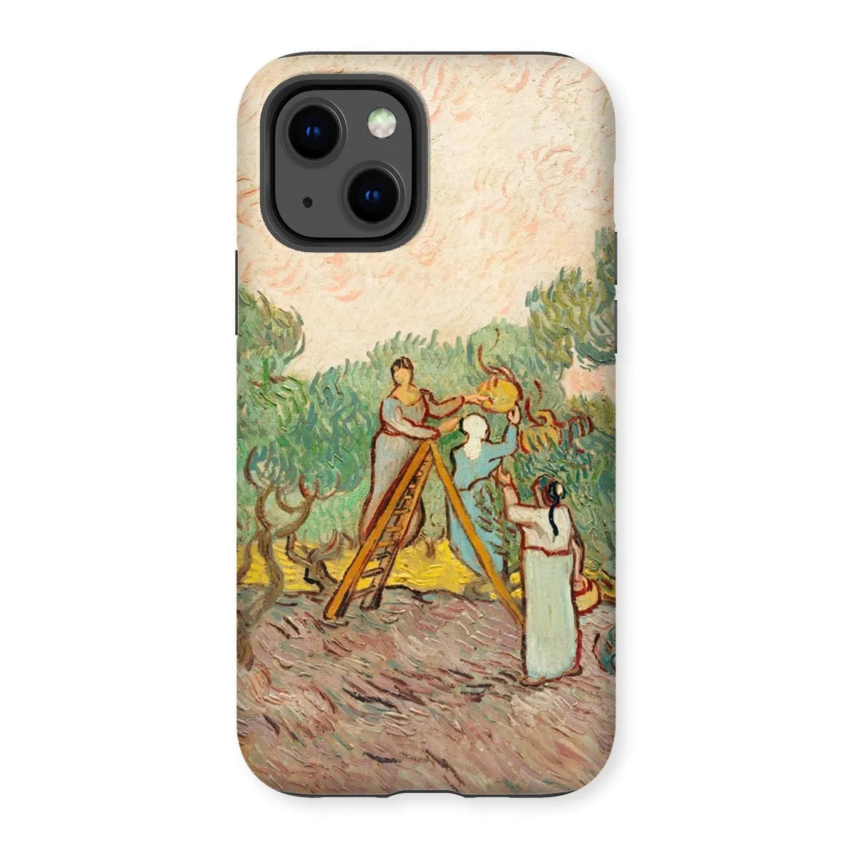 Women Picking Olives - Art Phone Case - Vincent Van Gogh - Iphone 13 / Matte - Mobile Phone Cases - Aesthetic Art