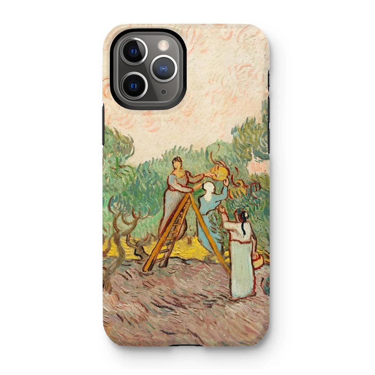 Women Picking Olives - Art Phone Case - Vincent Van Gogh - Iphone 11 Pro / Matte - Mobile Phone Cases - Aesthetic Art