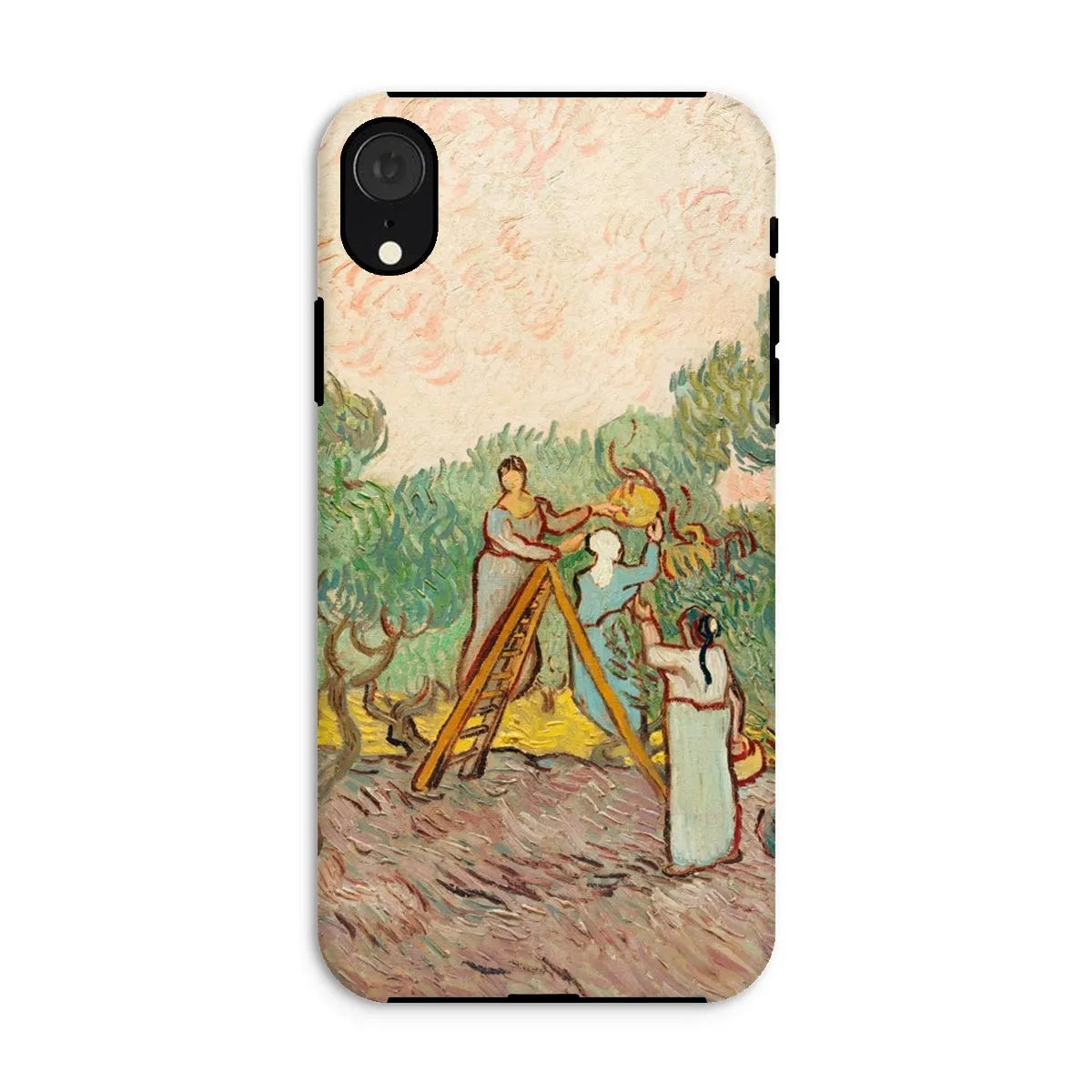 Women Picking Olives - Art Phone Case - Vincent Van Gogh - Iphone Xr / Matte - Mobile Phone Cases - Aesthetic Art