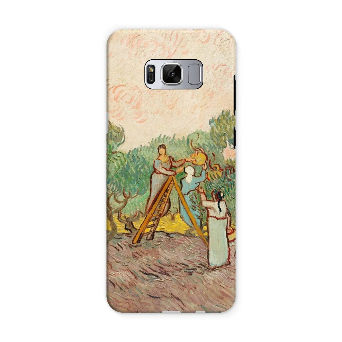 Women Picking Olives - Art Phone Case - Vincent Van Gogh - Samsung Galaxy S8 / Matte - Mobile Phone Cases - Aesthetic