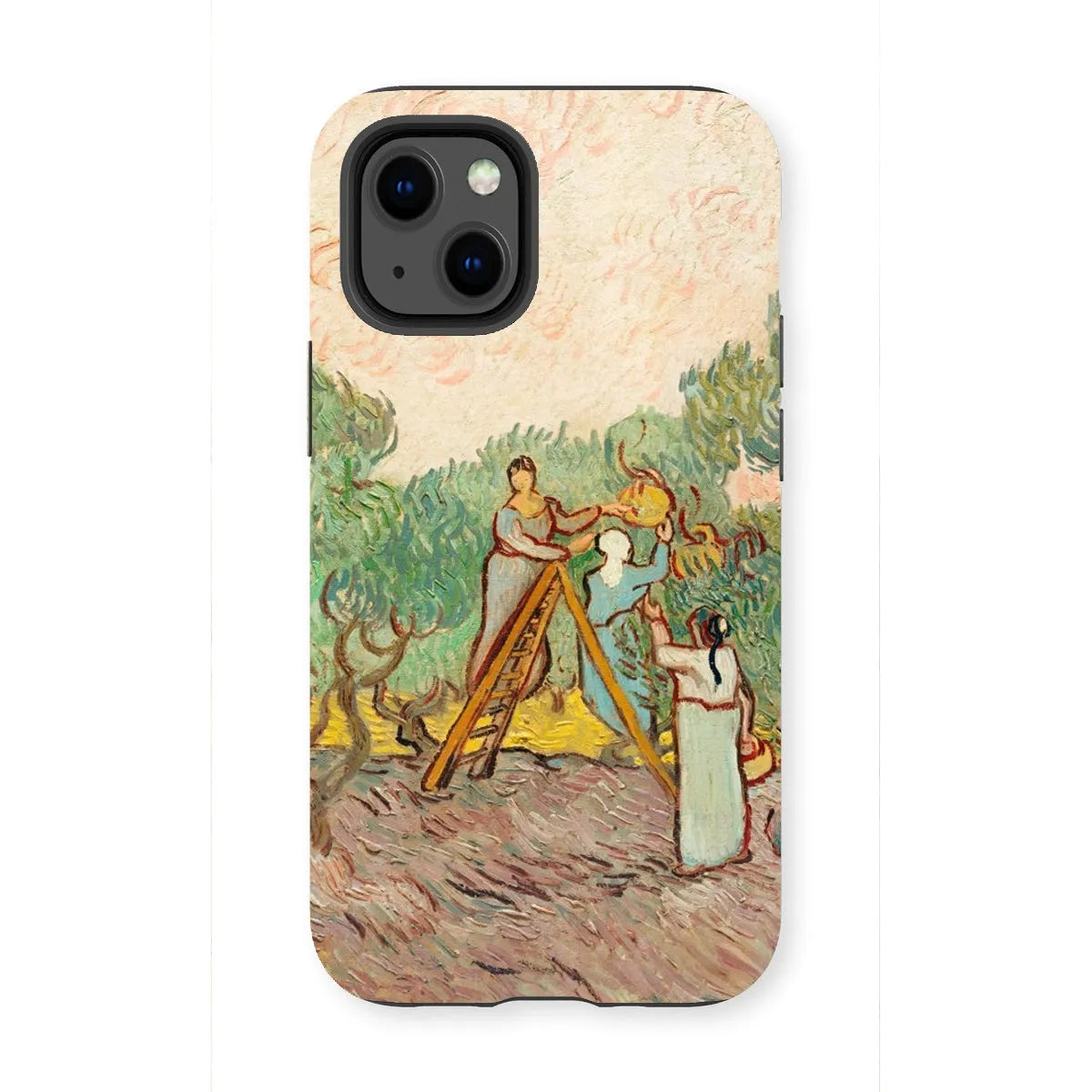 Women Picking Olives - Art Phone Case - Vincent Van Gogh - Iphone 13 Mini / Matte - Mobile Phone Cases - Aesthetic Art