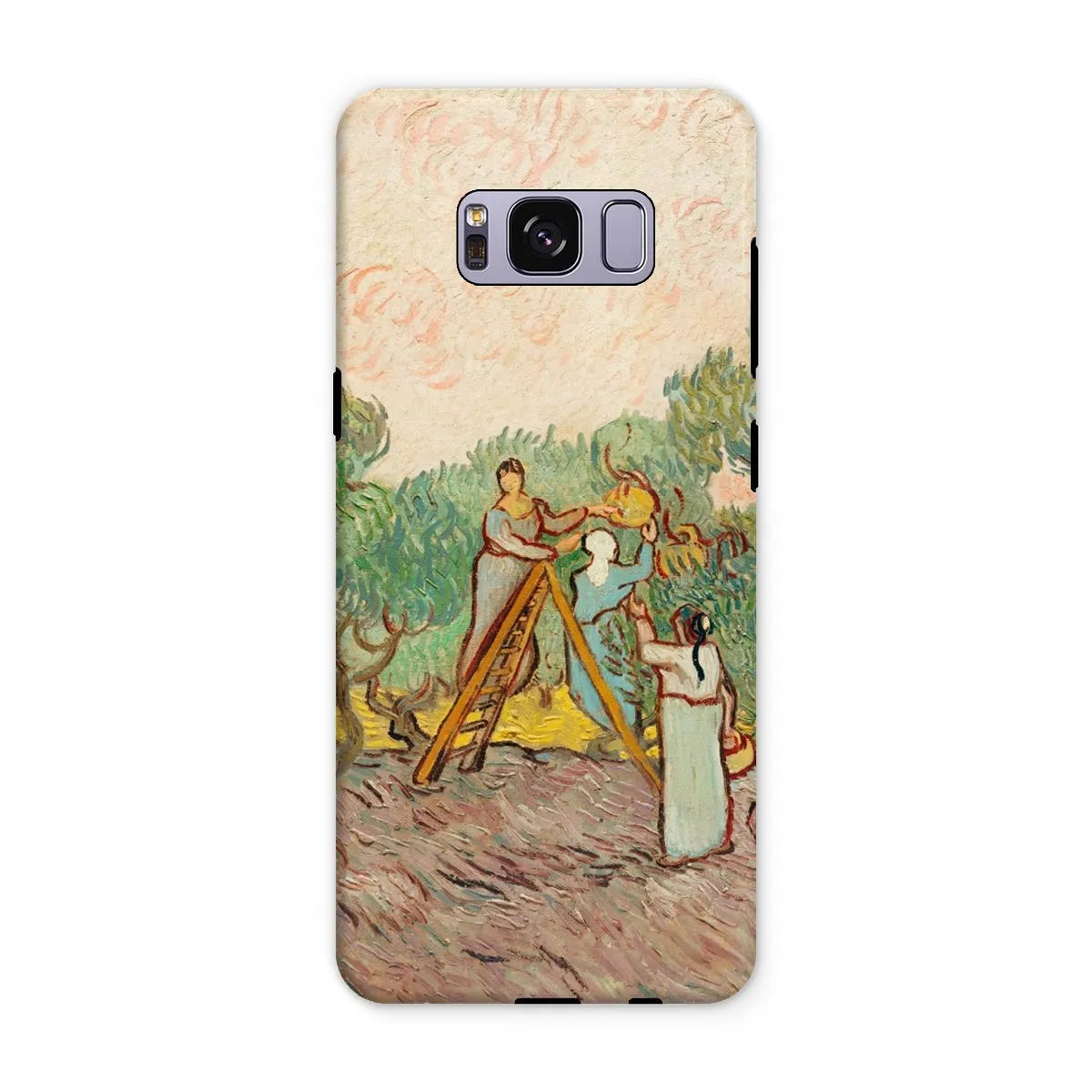 Women Picking Olives - Art Phone Case - Vincent Van Gogh - Samsung Galaxy S8 Plus / Matte - Mobile Phone Cases