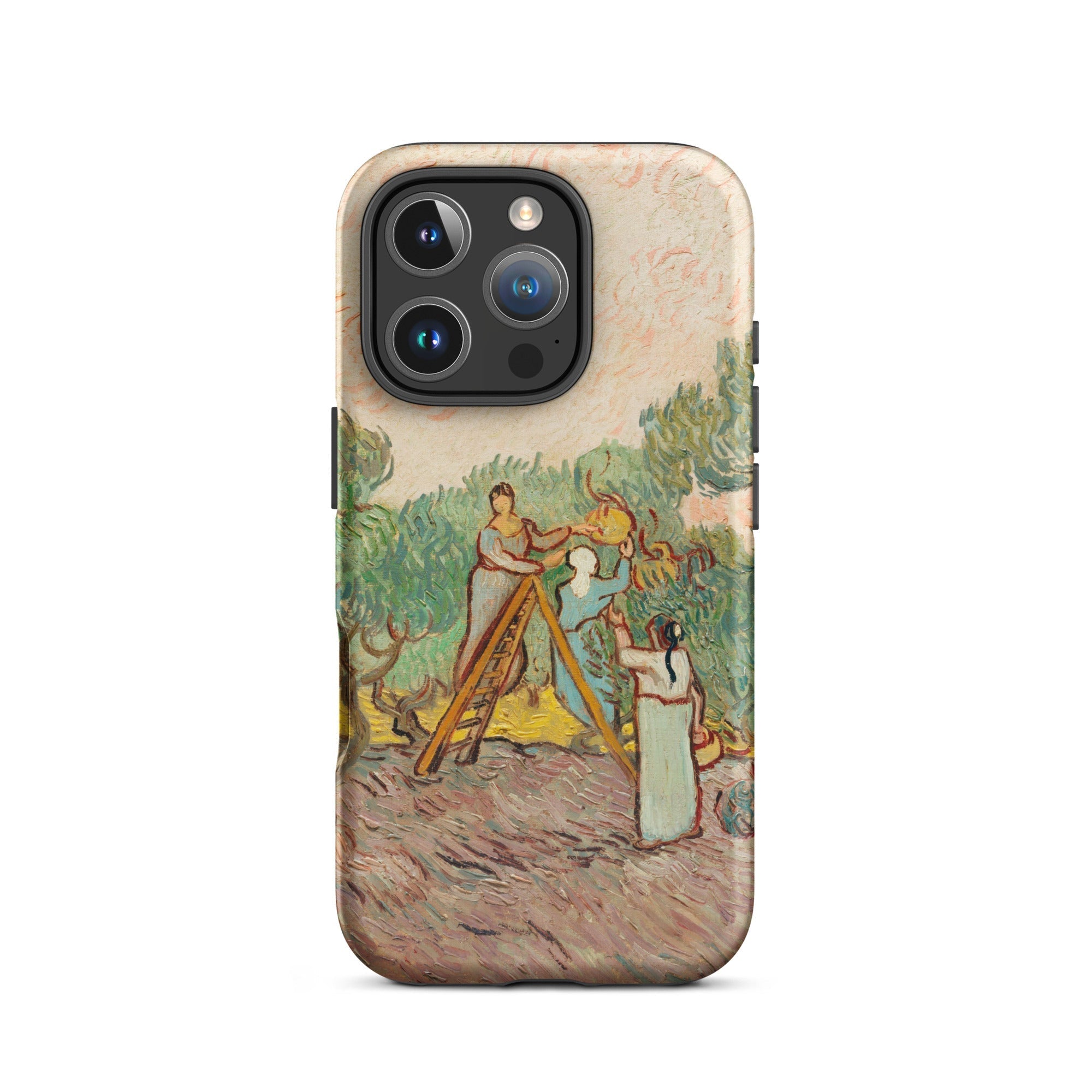 Women Picking Olives Vincent Van Gogh Iphone Case, 16 Pro / Matte, Phone Case Gogh’s Olive Pickers’