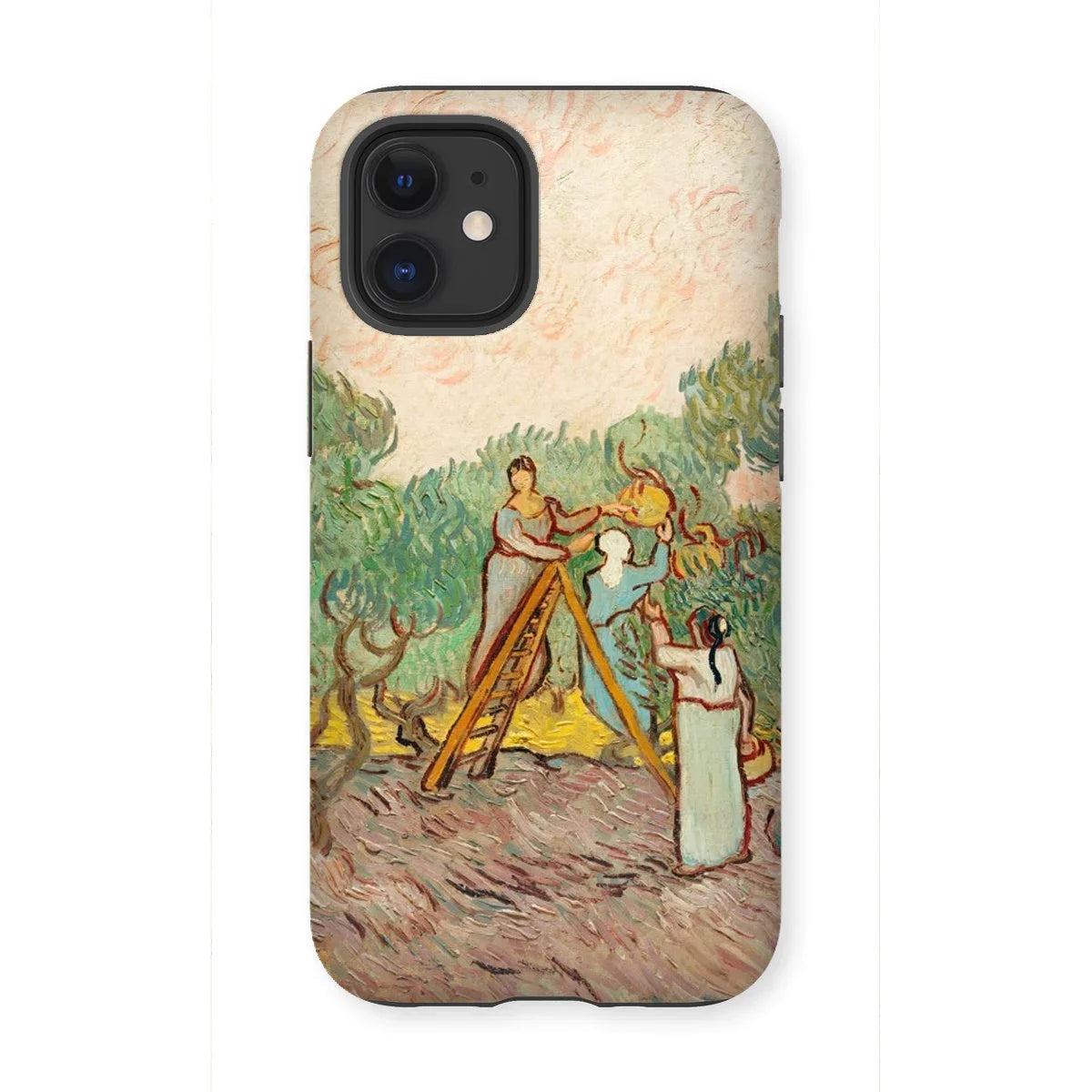 Women Picking Olives - Vincent Van Gogh Iphone Case 12 Mini / Matte Mobile Phone Cases