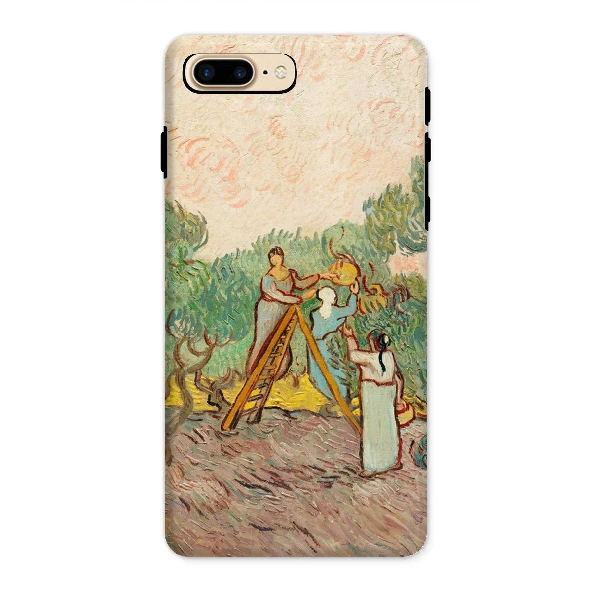 Women Picking Olives - Vincent Van Gogh Iphone Case 8 Plus / Matte Mobile Phone Cases