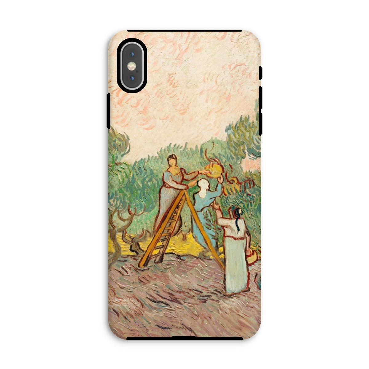 Women Picking Olives Vincent Van Gogh Iphone Case, Xs Max / Matte, Phone Case Gogh Style Painting Women Olives