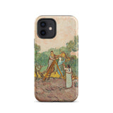 Women Picking Olives - Vincent Van Gogh Phone Case Iphone 12 / Matte Phone Case Gogh Painting Vincent Gogh, Women Picking Olives, Gogh’s
