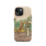 Women Picking Olives - Vincent Van Gogh Phone Case Iphone 15 / Matte Phone Case Gogh’s Olive Pickers’ Vincent Gogh, Women Picking Olives,