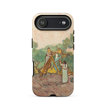 Women Picking Olives - Vincent Van Gogh Phone Case Iphone 17 Air / Matte Google Pixel 7 Pro Phone Case Gogh’s Vincent Gogh, Women Picking