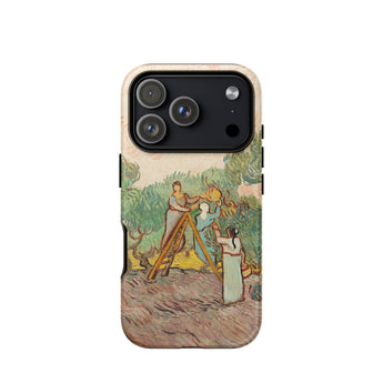 Women Picking Olives - Vincent Van Gogh Phone Case Iphone 17 Pro / Matte Iphone 13 Pro Max Case Vintage Illustration Design Vincent Gogh,